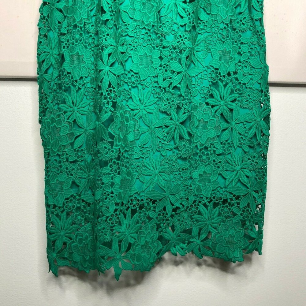 Bardot Size 8 Dress Lace Sheath High Neckline - Picture 5 of 11